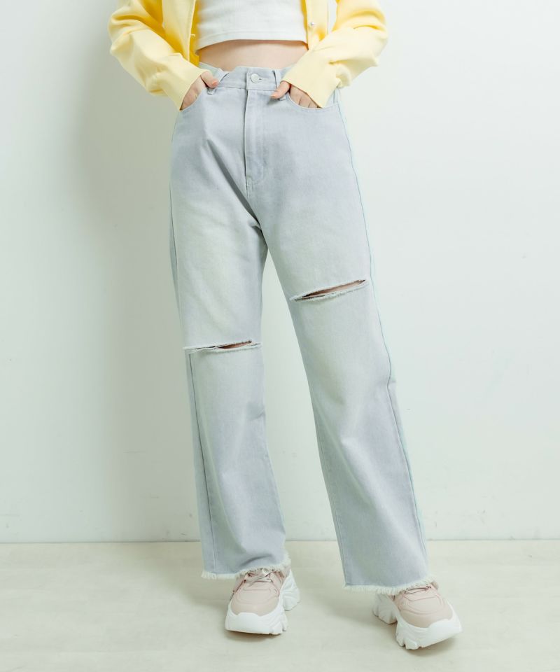 ダメージデニムパンツ | OLIVE des OLIVE(オリーブ デ オリーブ) 公式WEB SHOP