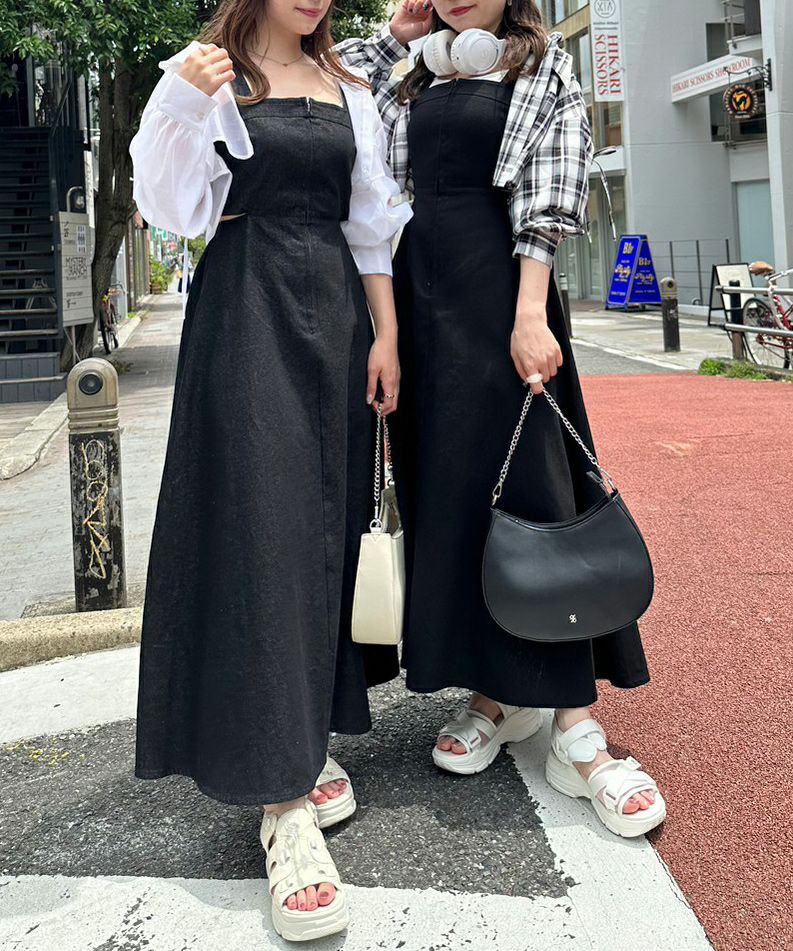 フロントZIPジャンスカ | OLIVE des OLIVE（オリーブ デ オリーブ 