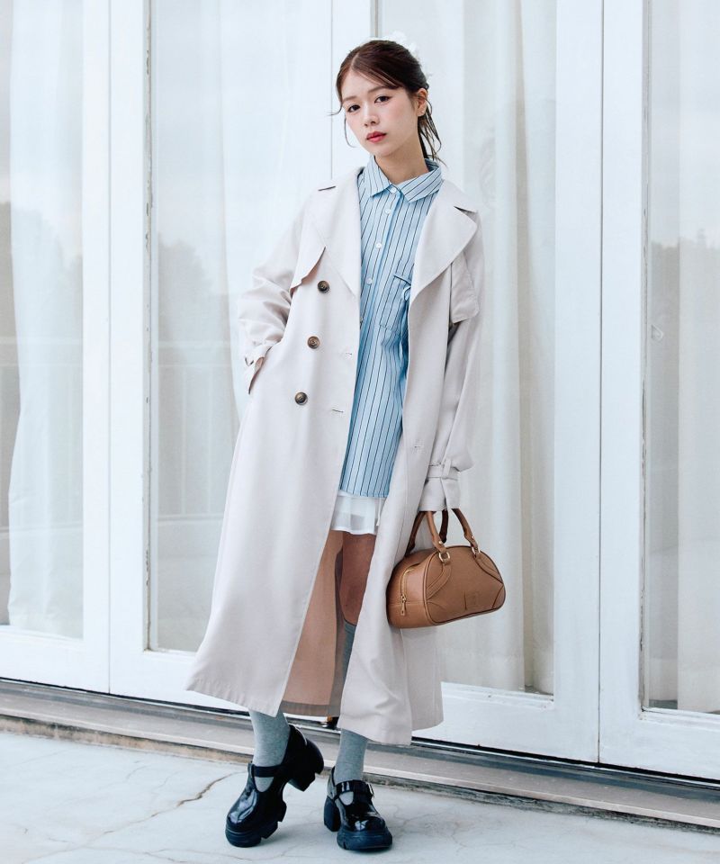 リバイバル/S・M・Lサイズ展開】OliveBasicトレンチコート | OLIVE des 