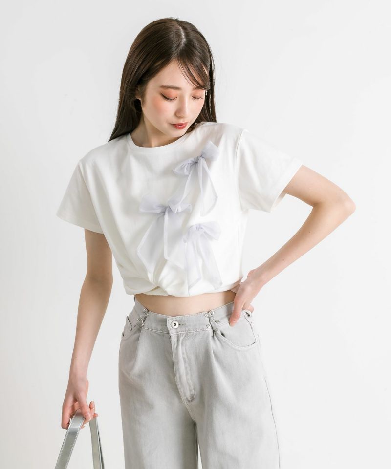 リボンTシャツ | OLIVE des OLIVE（オリーブ デ オリーブ） 公式WEB SHOP