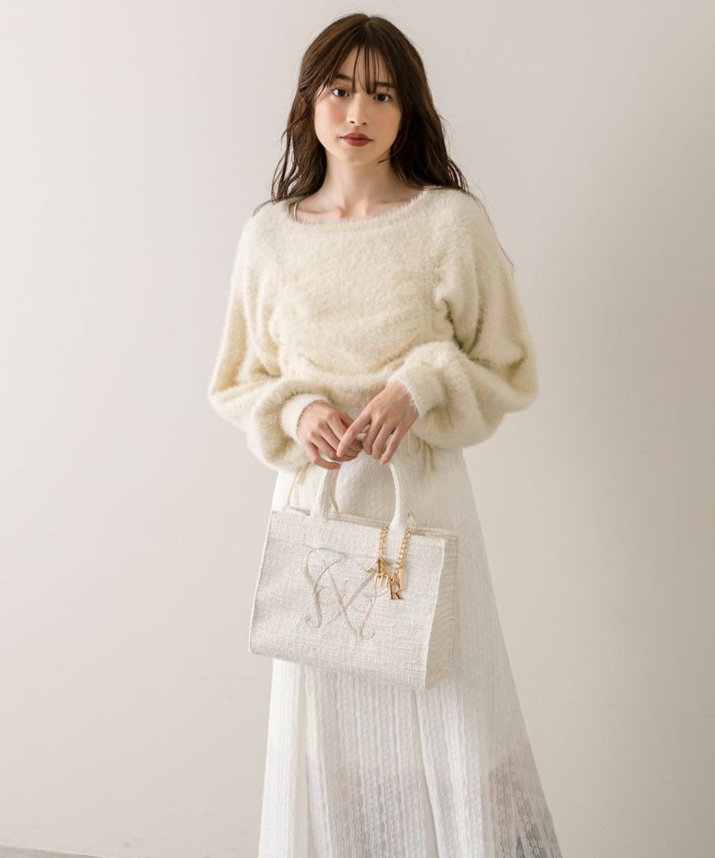 Aimerianejoie刺繍入りミニトート | OLIVE des OLIVE(オリーブ Aimerianejoie刺繍入りミニトート | OLIVE des OLIVE(オリーブ