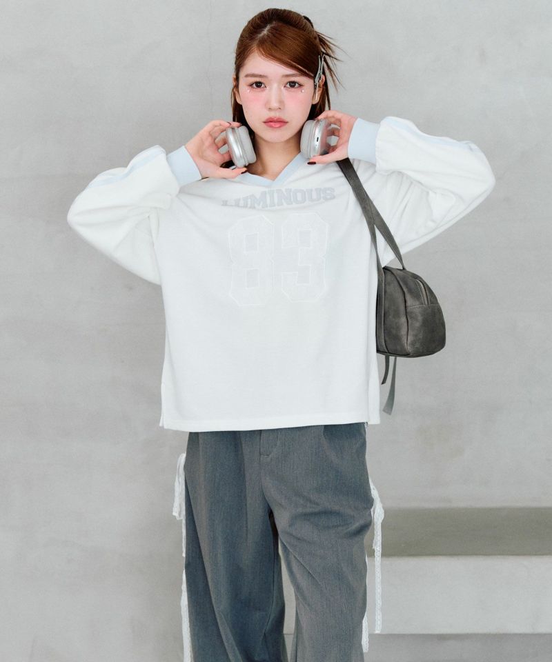 スキッパー衿スポーツスウェット | OLIVE des OLIVE（オリーブ