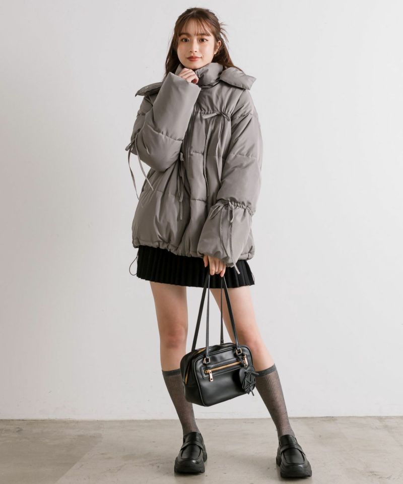 オーバーサイズリボンエコダウン | OLIVE des OLIVE（オリーブ デ オリーブ） 公式WEB SHOP