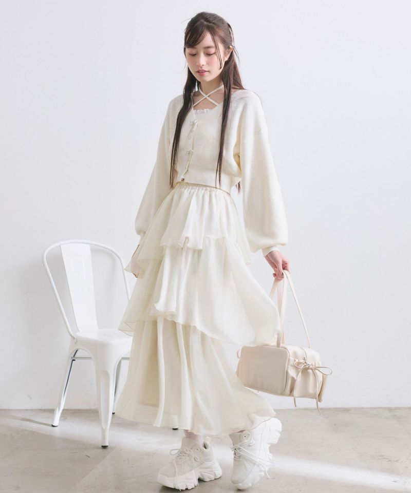 ランダムロングティアードスカート | OLIVE des OLIVE（オリーブ