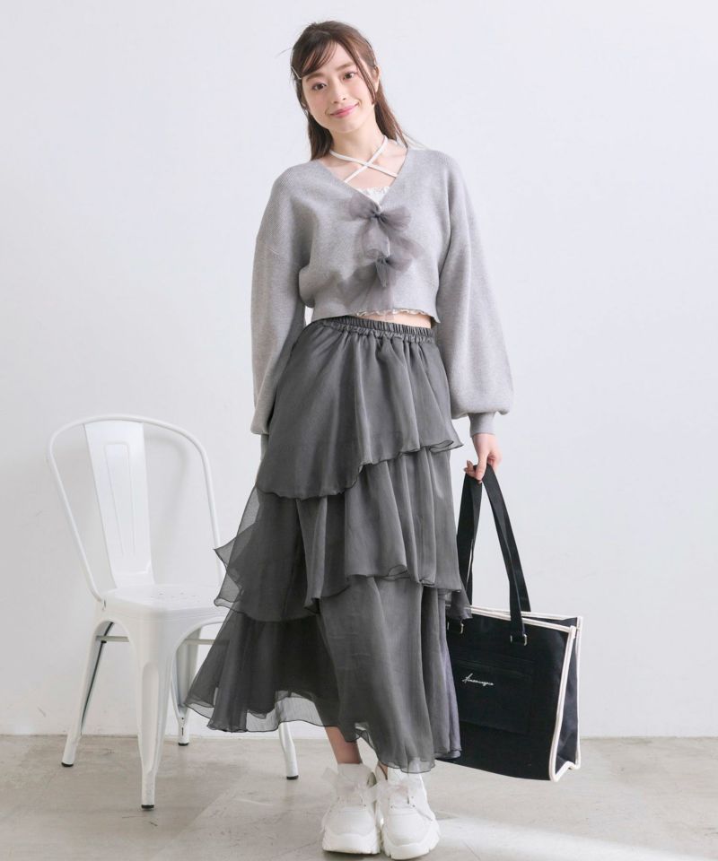 ランダムロングティアードスカート | OLIVE des OLIVE（オリーブ