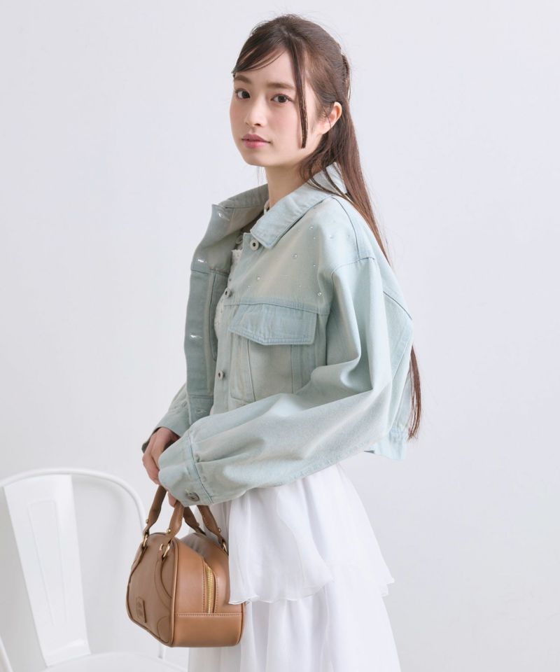 キラキラクロップドGジャン | OLIVE des OLIVE(オリーブ デ キラキラクロップドGジャン | OLIVE des OLIVE(オリーブ デ