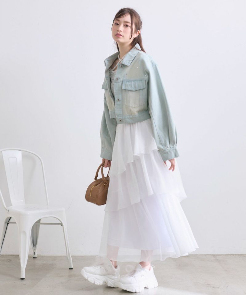キラキラクロップドGジャン | OLIVE des OLIVE(オリーブ デ キラキラクロップドGジャン | OLIVE des OLIVE(オリーブ デ