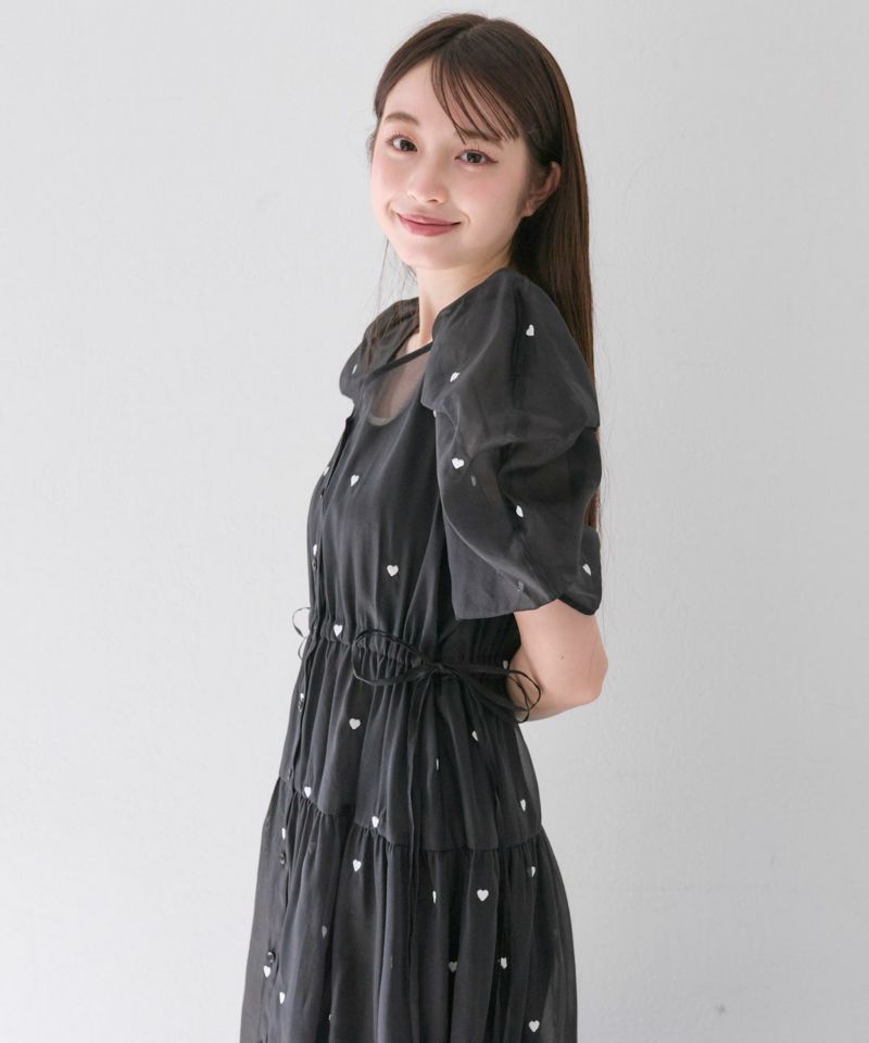 リバイバル】ハート刺繍ワンピース | OLIVE des OLIVE（オリーブ