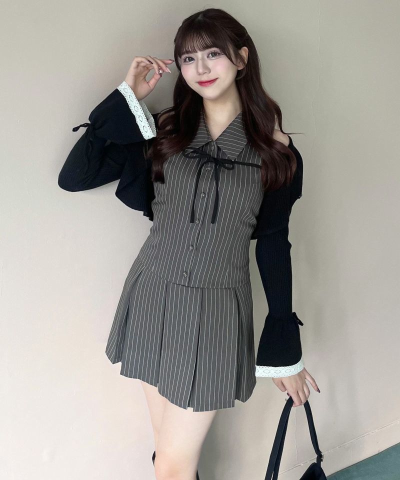 大好評につき再予約】YUI企画 ノースリーブシャツミニワンピース