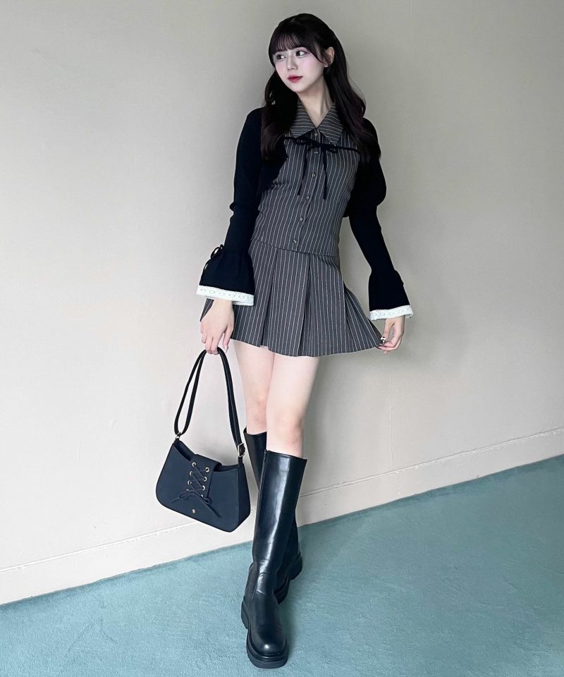 YUI企画 ノースリーブシャツミニワンピース | OLIVE des OLIVE