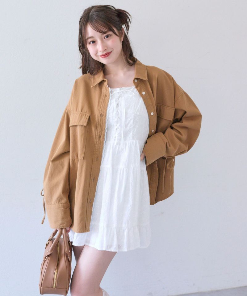レースアップミニキャミワンピース | OLIVE des OLIVE(オリーブ レースアップミニキャミワンピース | OLIVE des OLIVE(オリーブ