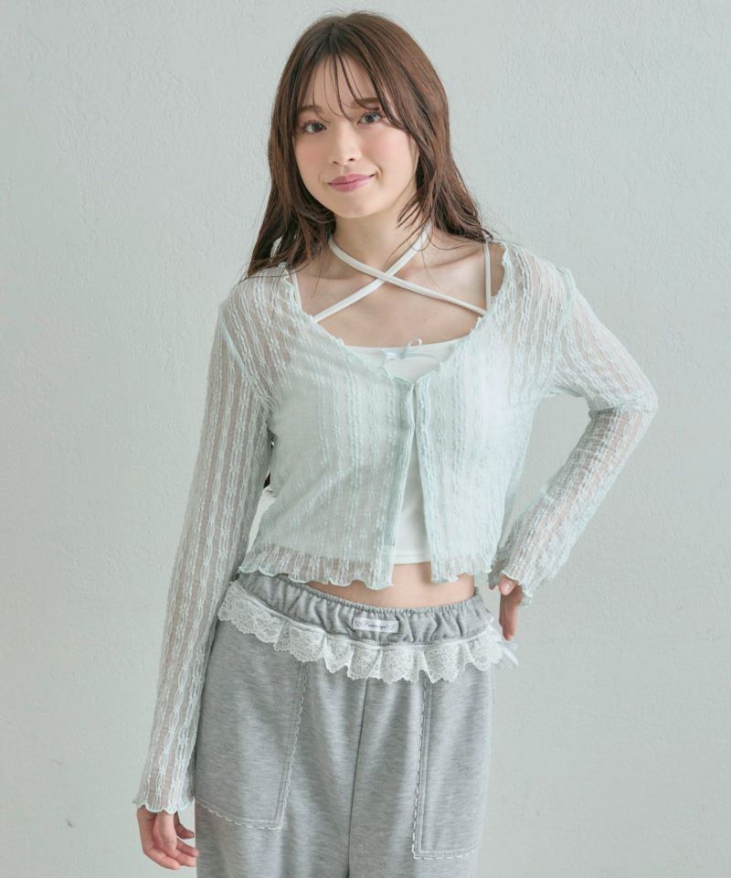レースカーデセット | OLIVE des OLIVE（オリーブ デ オリーブ