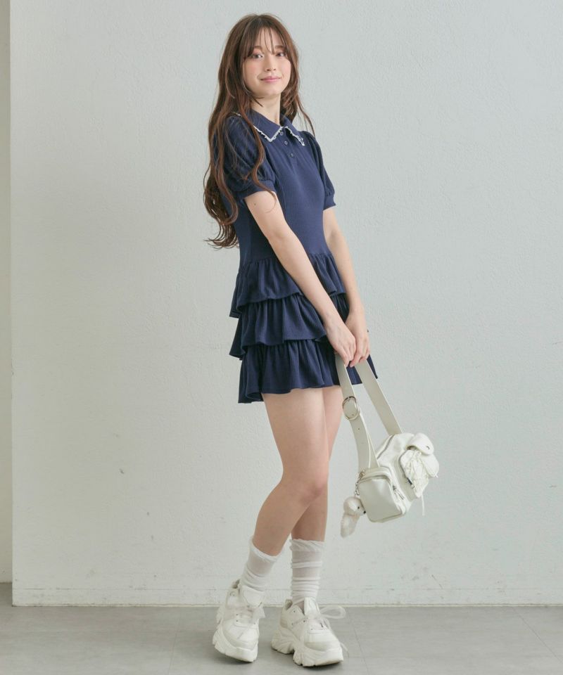 ティアードミニカットワンピ | OLIVE des OLIVE(オリーブ デ ティアードミニカットワンピ | OLIVE des OLIVE(オリーブ デ