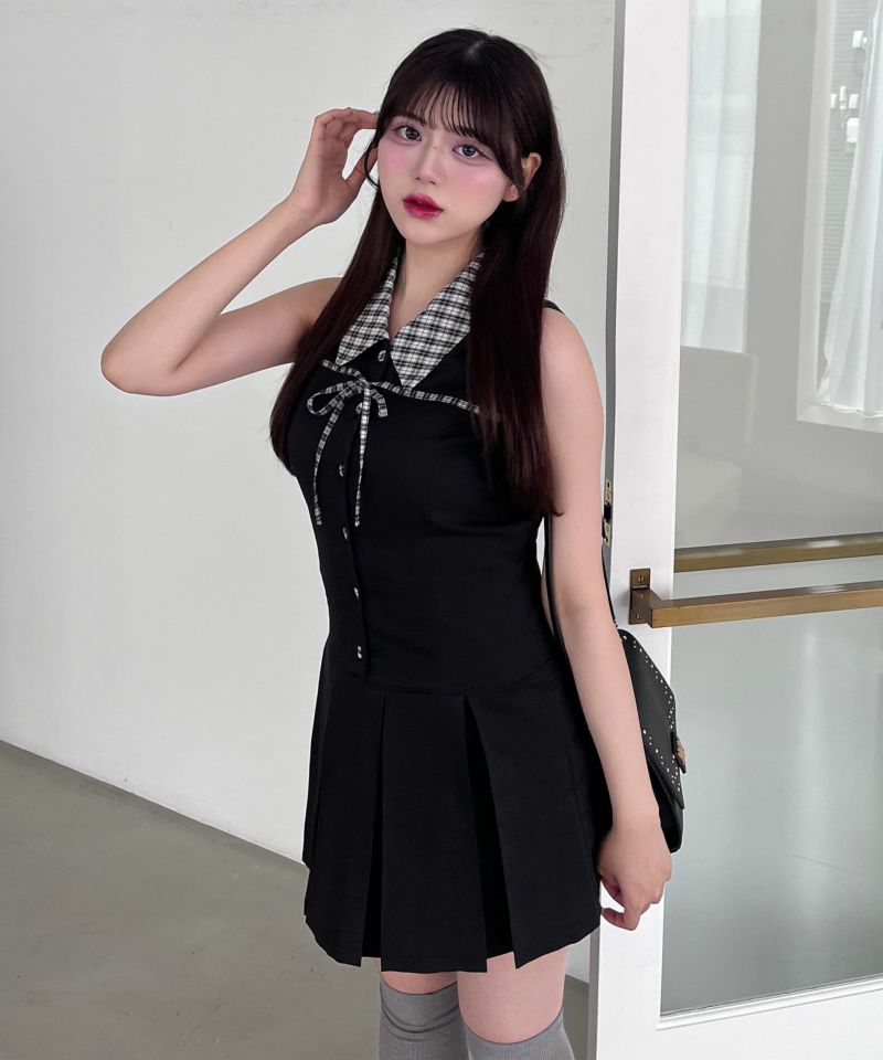 【2024】お歳暮・冬ギフト 販売前・新色追加】YUI企画 ノースリーブシャツミニワンピース ワンピース