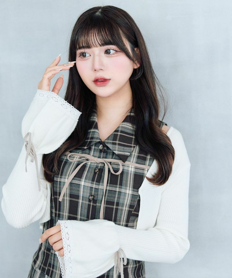 再予約】YUI企画 ノースリーブシャツミニワンピース（4月下旬～5